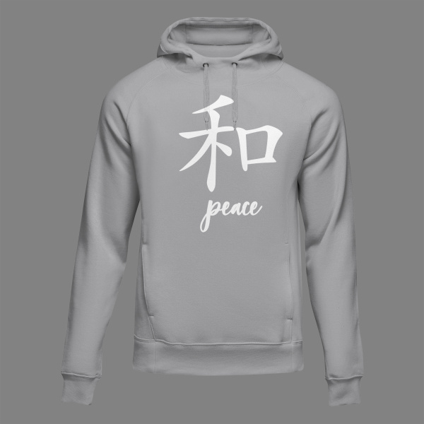 Peace Hoodie- White Lettering - Image 3