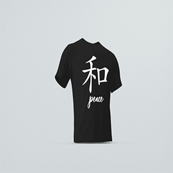 Peace Tee - White Lettering