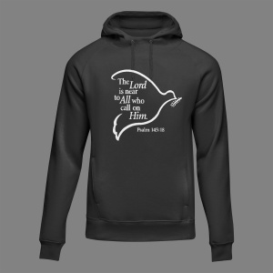 Psalm 145:18 Hoodie - White Lettering